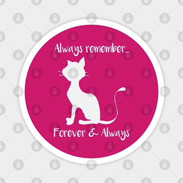 Cat Lovers unconditional Love Quote Magnet by PlanetMonkey